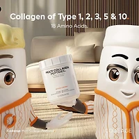 Codeage Multi Collagen Protein Powder Peptides, 2-Month Supply, Hydrolyzed, Type I, Ii, Iii, V, X Grass Fed All in One Super Bone Broth Collagen Suppl