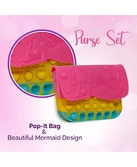 The New York Doll Collection Fidget Pop It Purse for Girls - 10 Pieces Set