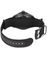 Certina Men's Swiss Automatic Ds Action Black Synthetic Nylon Strap Watch 43mm