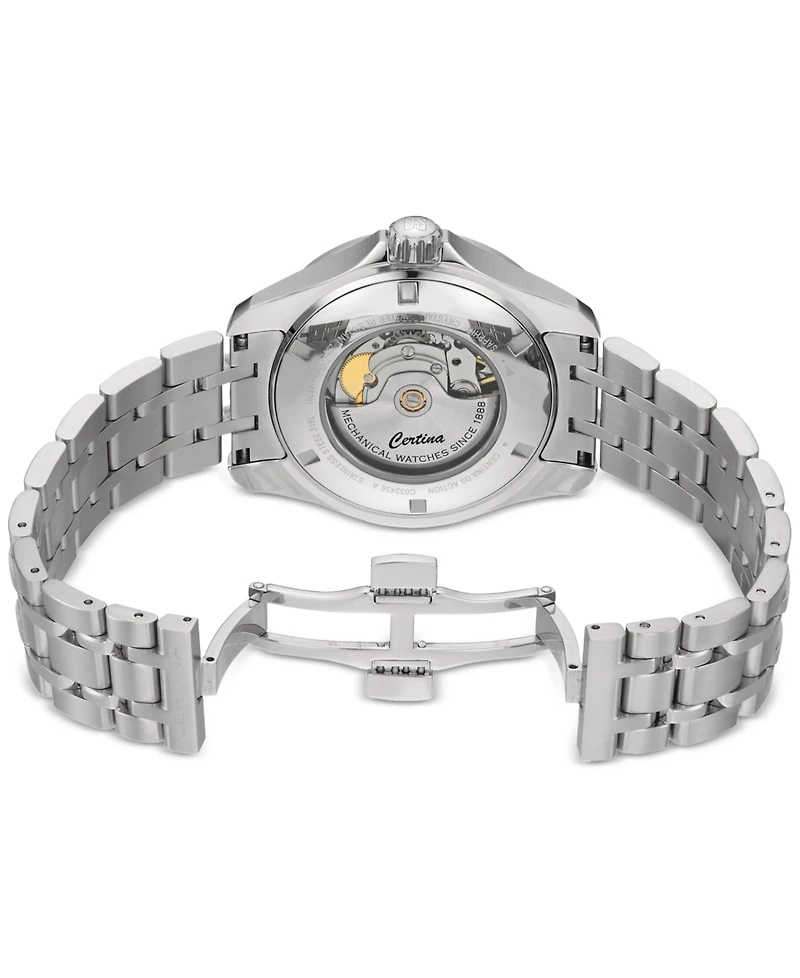 Certina Men's Swiss Automatic Ds Action Day-Date Powermatic 80 Stainless Steel Bracelet Watch 41mm