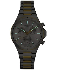 Certina Men's Swiss Chronograph Ds-7 Two-Tone Stainless Steel Bracelet Watch 41mm