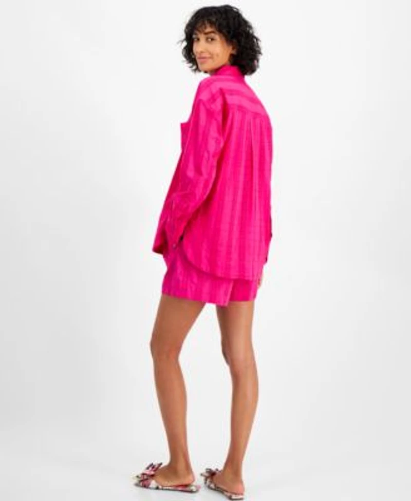 On 34th Womens Embroidered Shirt Shorts Created For Macys