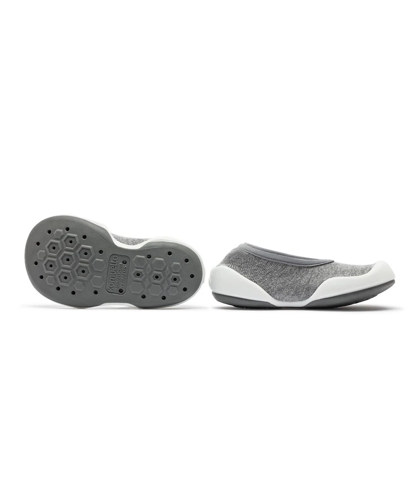 Infant Boys Breathable Washable Non-Slip Sock Shoes Flat - Grey