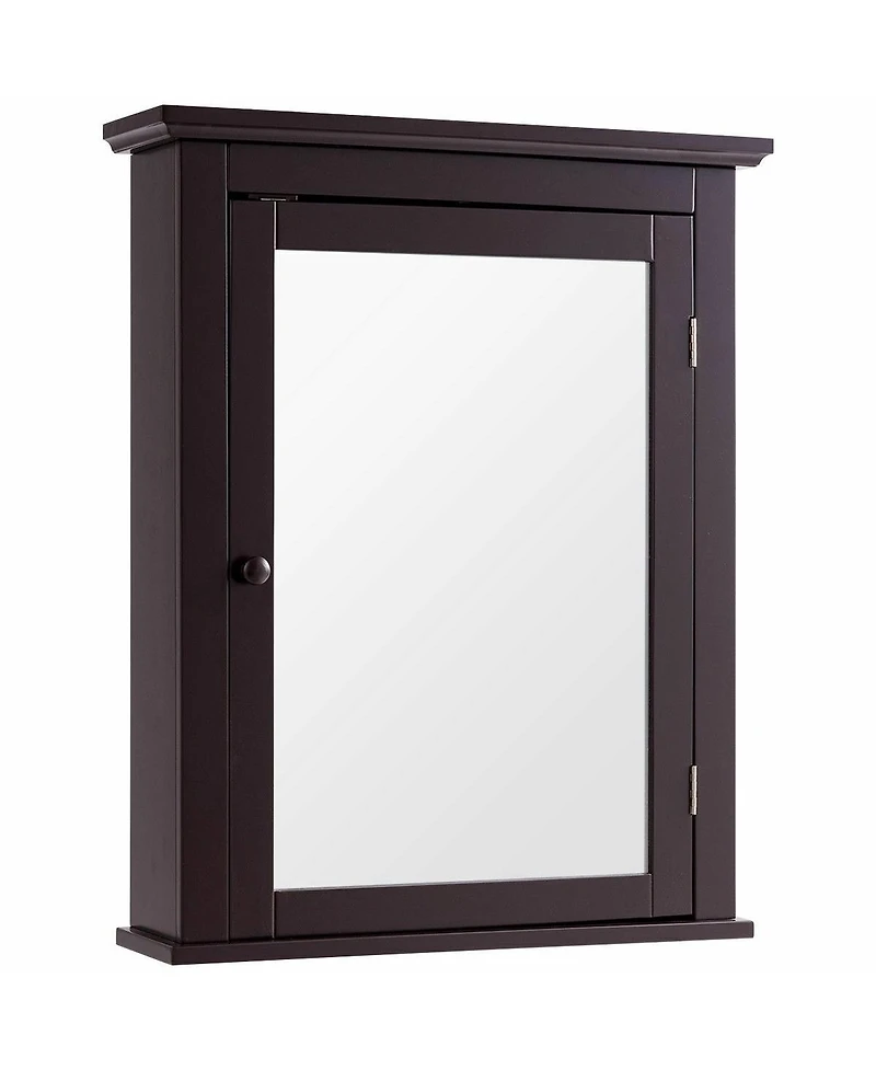 Sugift Bathroom Wall Mounted Storage Mirror Medicine Cabinet