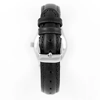 Peugeot Women s Black Nurses Sport Calendar Wrist Watch with Black Leather Strap