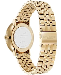 Olivia Burton Women's Radiant Sun Gold-Tone Stainless Steel Watch 35mm