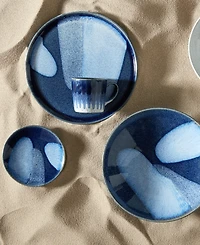 Denby Studio Blue Accent Set of 4 Small Plates