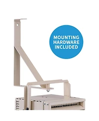 Newair Hardwired Electric Garage Heater, Ceiling Mounted with Adjustable Louvers and Tilt Head, Heats up to 500 sq. ft. of Space