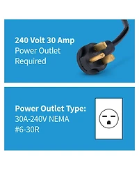 Newair 2-in-1 Freestanding or Ceiling/Wall Mounted 240v Electric Garage Heater, 500 sq. ft. with Remote Control, Perfect for Garages, Workshops and Mo
