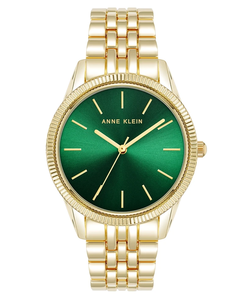 Anne Klein Women's Quartz Gold-Tone Alloy Bracelet Watch