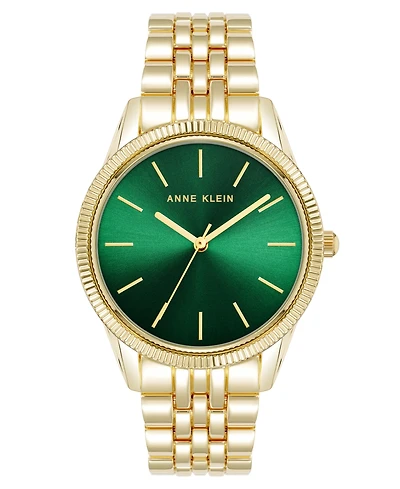 Anne Klein Women's Quartz Gold-Tone Alloy Bracelet Watch