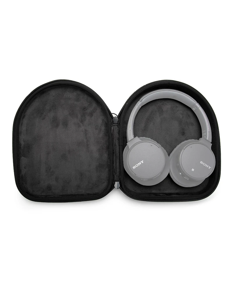 Sony Wh-CH510 Wireless On-Ear Headphones (Black) with Hardshell Case Bundle