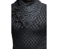 Leif Nelson Men's Chunky Knit Pullover Sweater