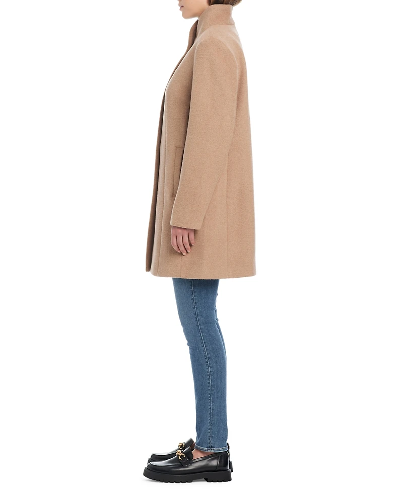 Kate Spade New York Women's Single-Breasted Stand-Collar Coat