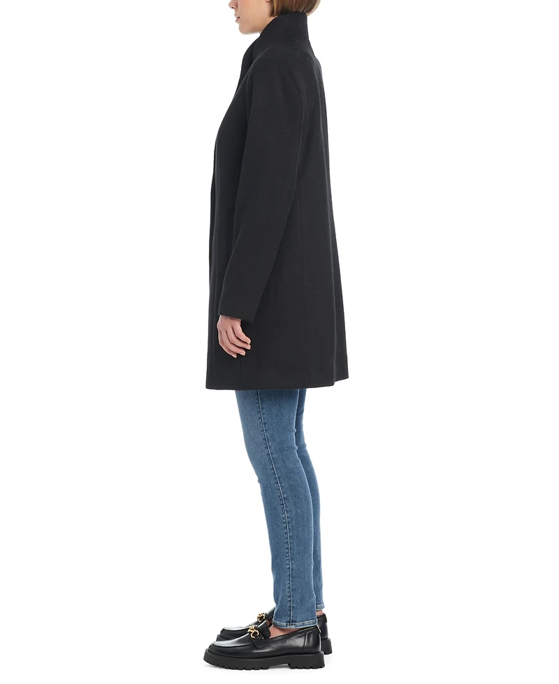 Kate Spade New York Women's Single-Breasted Stand-Collar Coat