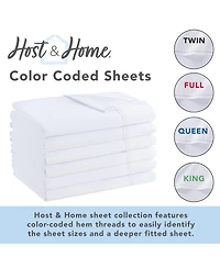 Host & Home Bulk Flat Microfiber Sheets