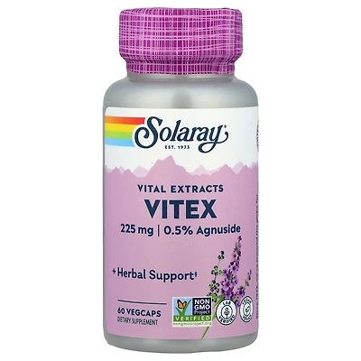 Solaray Vital Extracts Vitex - 60 VegCaps