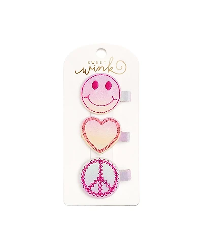 Sweet Wink Girls Tie Dye Clip Set