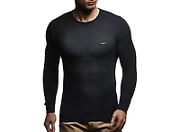 Leif Nelson Men's Sweater Pullover Hoodie Basic Crew Neck Sweatshirt Longsleeve Slim Fit