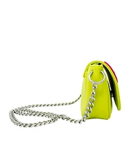 Tiny Treats + Zomi Gems Girls Crossbody Patch Handbag, Lime