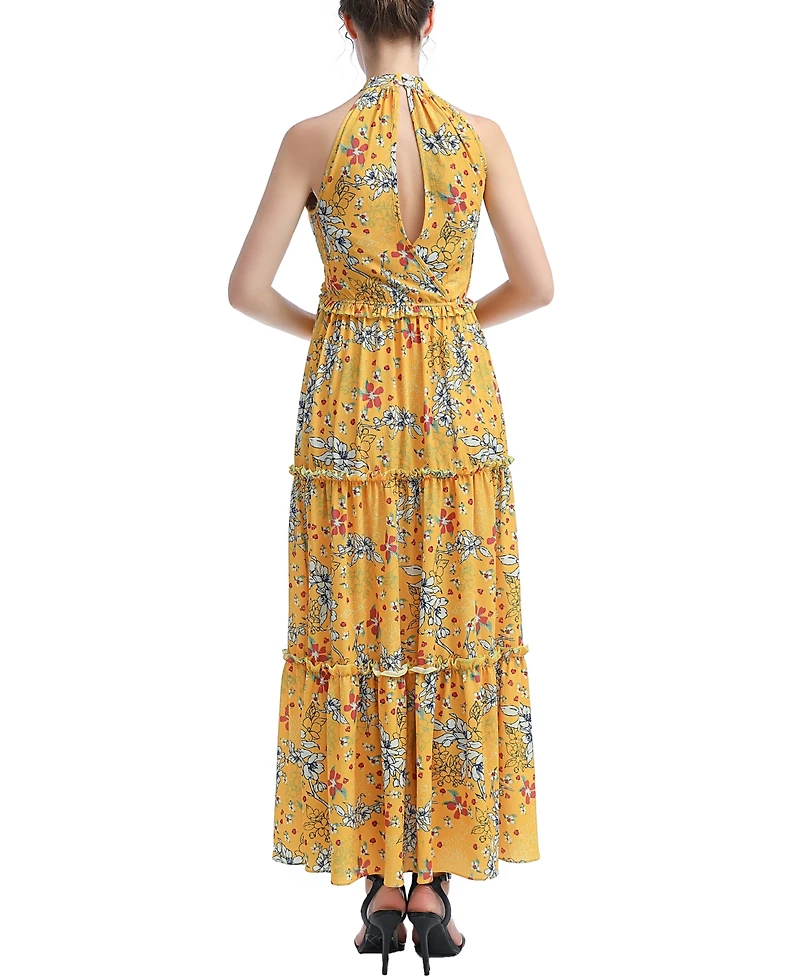 kimi + kai Maternity Soleil Floral Print Maxi Dress