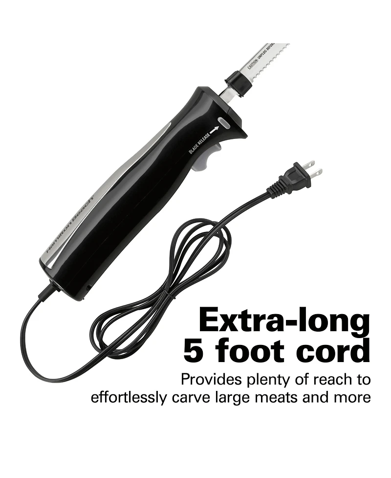 Hamilton Beach Electric Knife Set with Fork & Case - 74277G