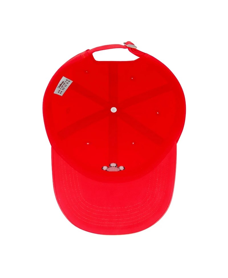 Disney Men's Mickey Dad Cap Brush Washed Cotton Twill Embroidery