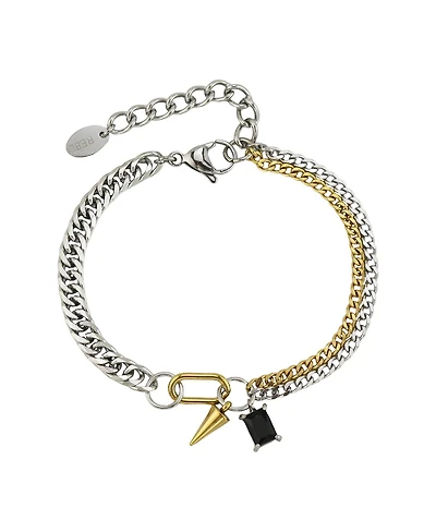 Rebl Jewelry Aubrey Mixed Metal Bracelet