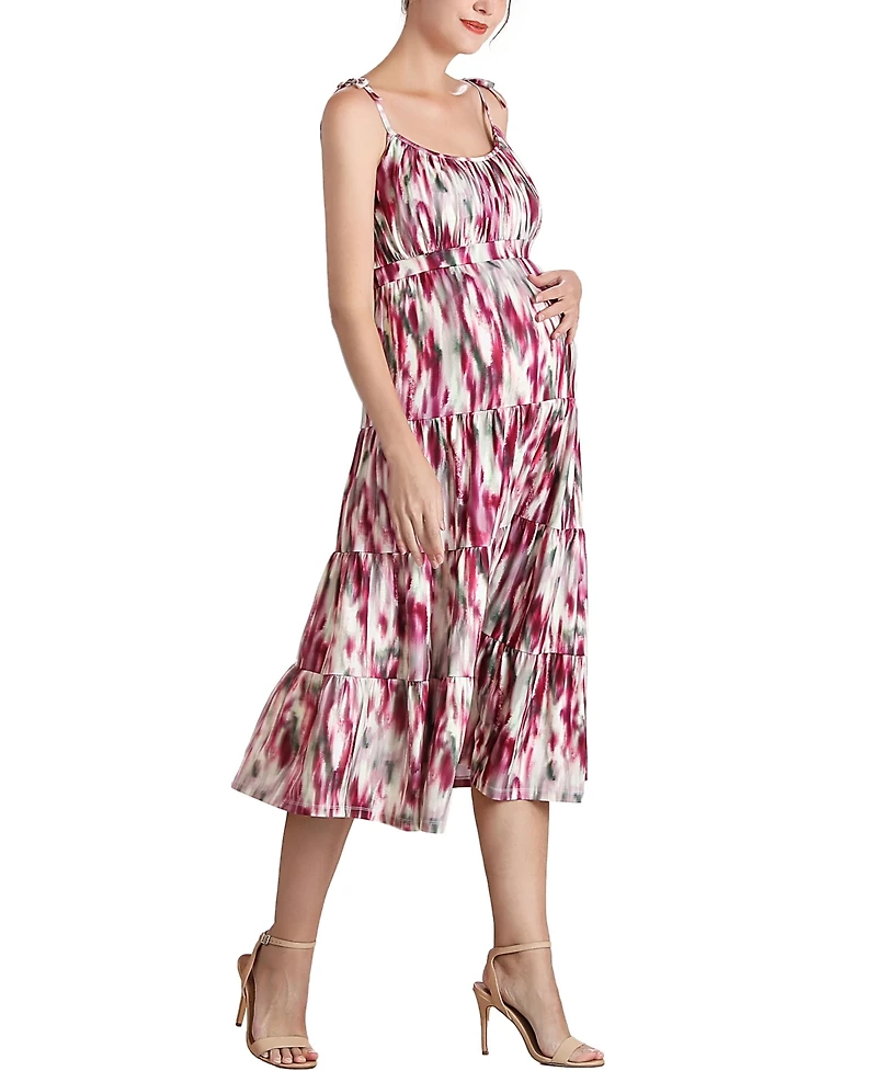kimi + kai Maternity Adia Fit and Flare Dress
