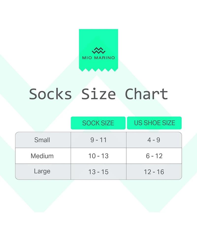 Mio Marino Men's Astral Nightfall Dress Crew Socks 6 Pack