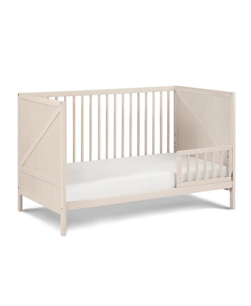 Suite Bebe Pixie Zen 3-in-1 Convertible Crib in Washed Natural