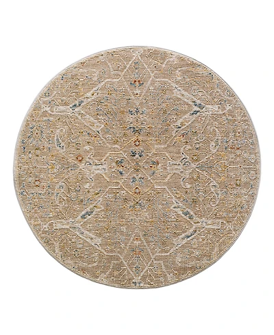 Livabliss Reina Ren-2300 5'3x5'3 Round Area Rug