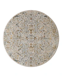 Livabliss Reina Ren-2300 5'3x5'3 Round Area Rug