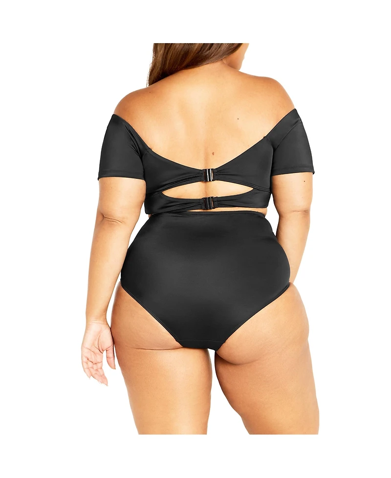 City Chic Plus Size Sicilia Swim Brief