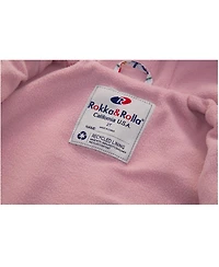 Rokka&Rolla Toddler Girls Fleece Lined Windbreaker Rain Jacket