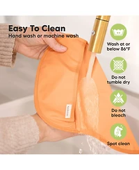KeaBabies 3-Pack Waterproof Baby Bibs for Eating, Lightweight, Mess Proof Toddler with Food Catcher