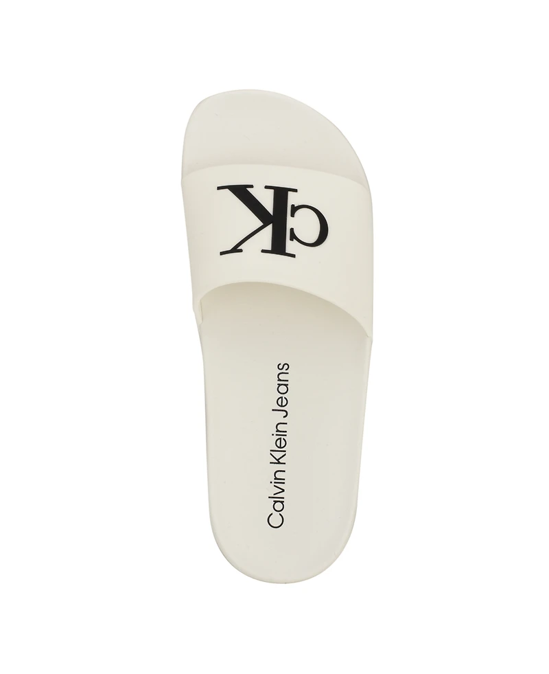 Calvin Klein Women's Arin Logo Beach Slide Sandals