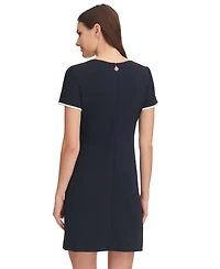 Tommy Hilfiger Women's Colorblocked Pocket Sheath Dress