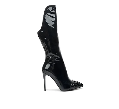 Women's Forbidden Stud Stiletto Calf Boots