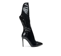 Women's Forbidden Stud Stiletto Calf Boots