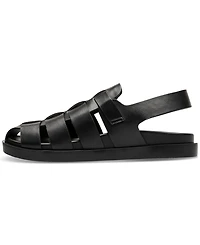 Stacy Adams Men's Montego Slingback Faux-Leather Buckle Sandals