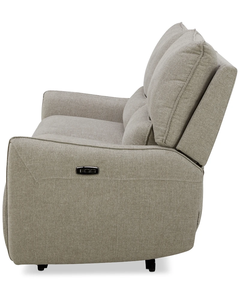 Olper 2-Pc. Fabric Zero Wall Sofa with 2 Power Recliners, Created for Macy's