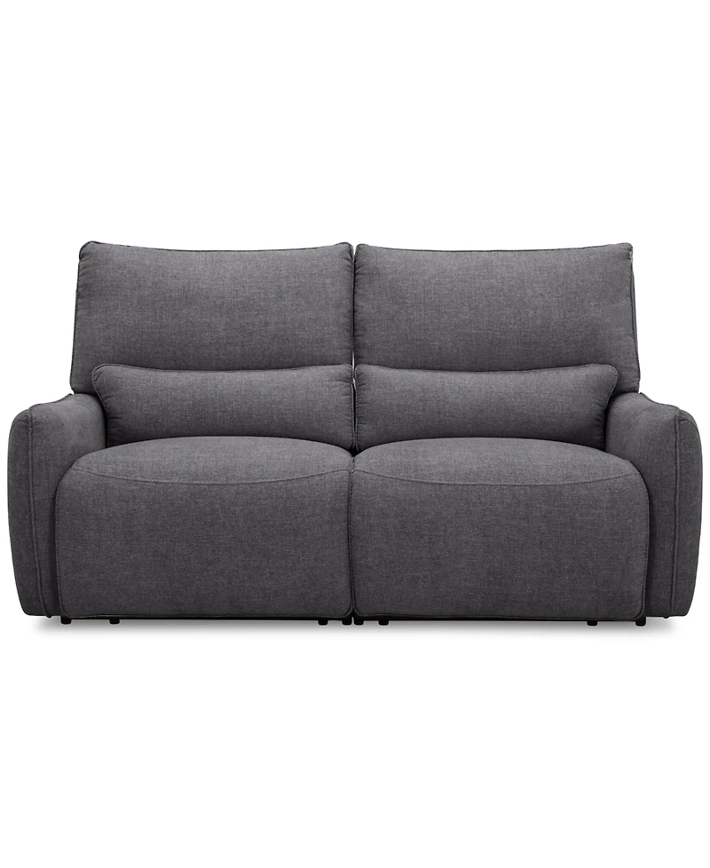 Olper 2-Pc. Fabric Zero Wall Sofa with 2 Power Recliners, Created for Macy's