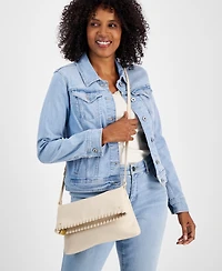 Style & Co. Whipstitch East West Flap Small Crossbody