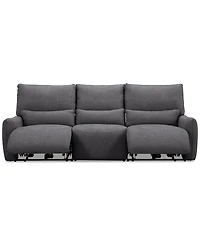 Olper 3-Pc. Fabric Zero Wall Sofa with 2 Power Recliners Chairs, Created for Macy's