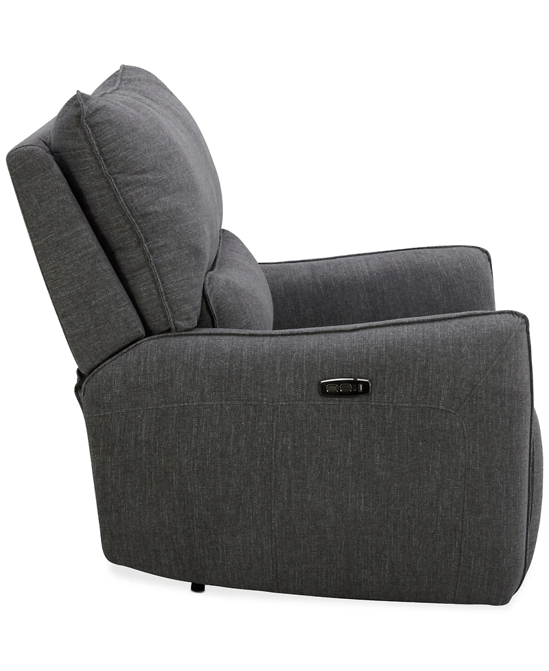 Olper Zero Wall Fabric Recliner, Created for Macy's