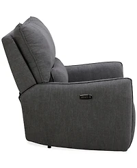 Olper Zero Wall Fabric Recliner, Created for Macy's