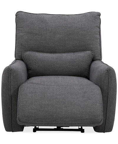 Olper Zero Wall Fabric Recliner, Created for Macy's