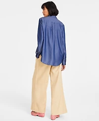 On 34th Women's Chambray Shirt, Created for Macy's