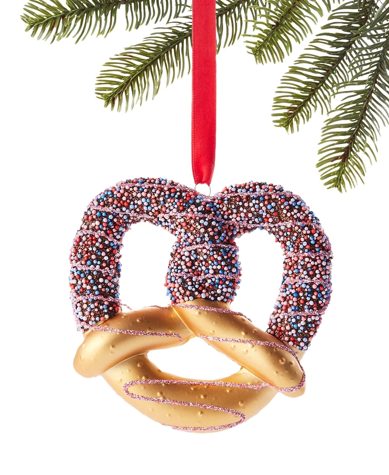 Holiday Lane Sweet Tooth Chocolate Covered Pretzel Ornament, Exclusively at Macy's